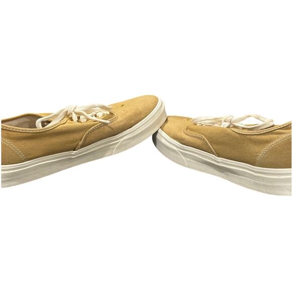 Vans Mustard Canvas Eco Skate Lace Up Sneakers Men's 11.5 Women's 13 - Picture 4 of 7
